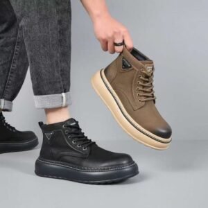 Genuine leather men's boots