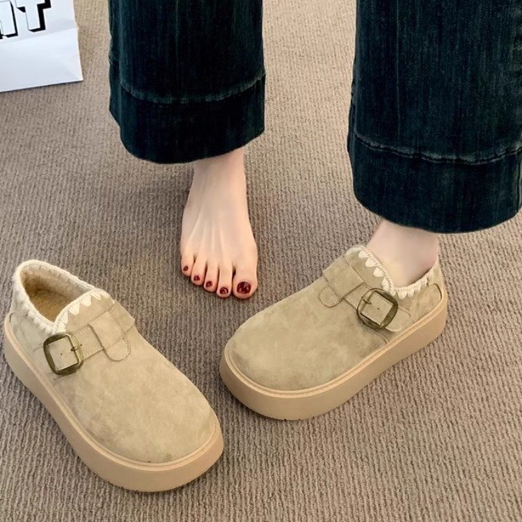 Platform fleece-lined shoes - Image 2