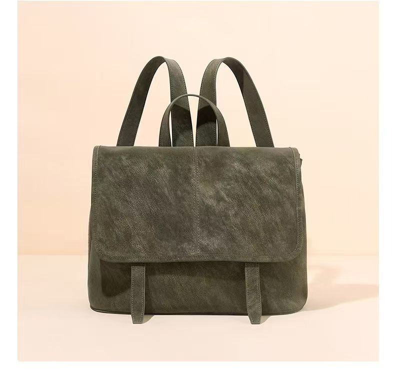 Suede Fashion Multifunctional Backpack - Image 2