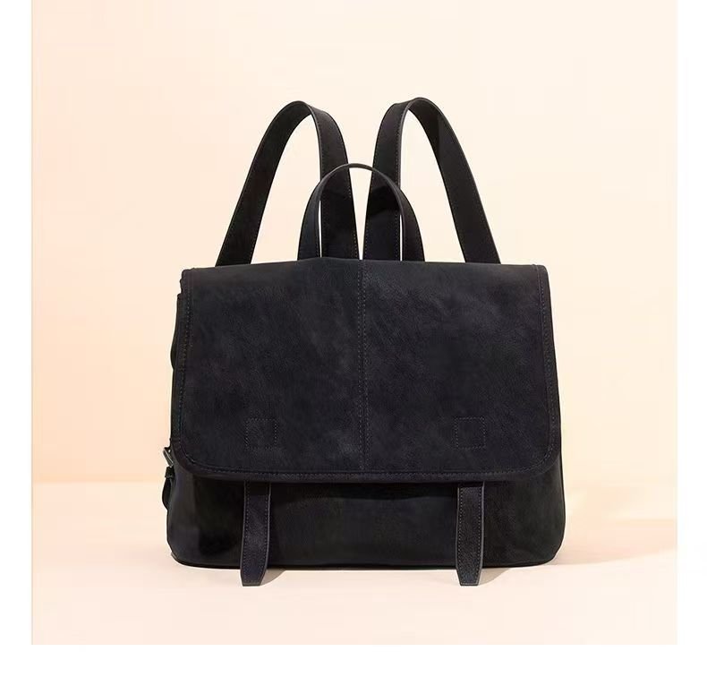 Suede Fashion Multifunctional Backpack - Image 3