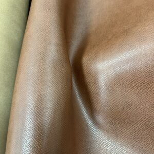 Embossed cowhide