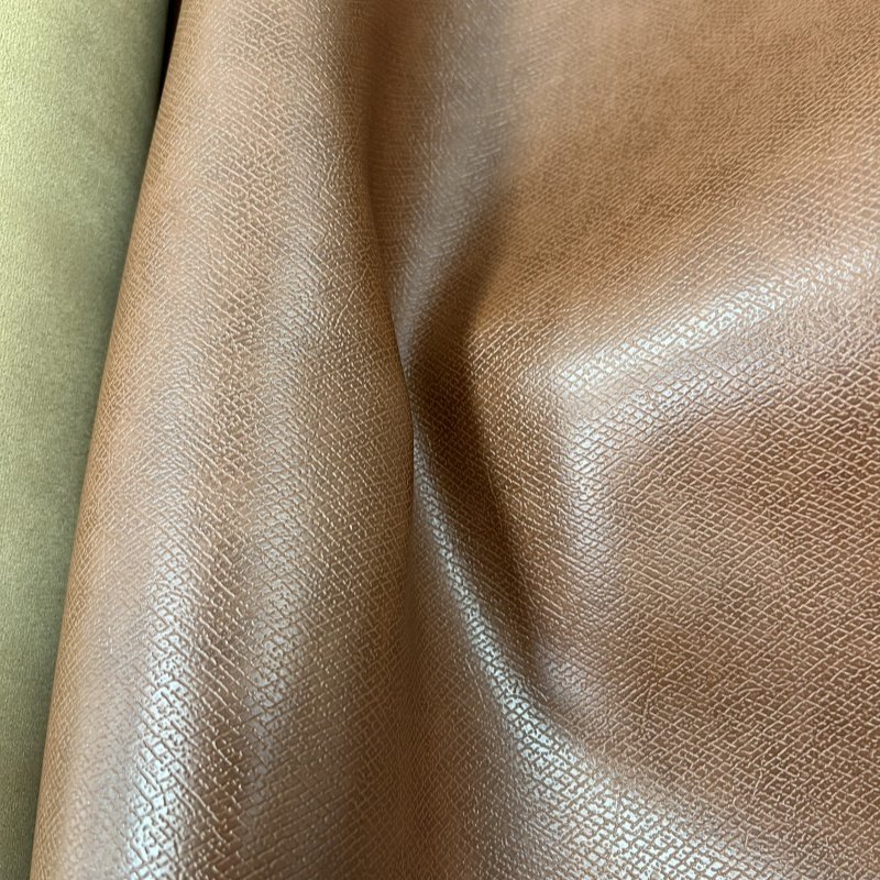 Embossed cowhide
