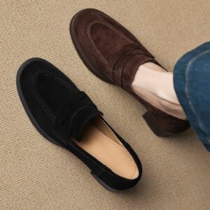 Soft-soled leather shoes
