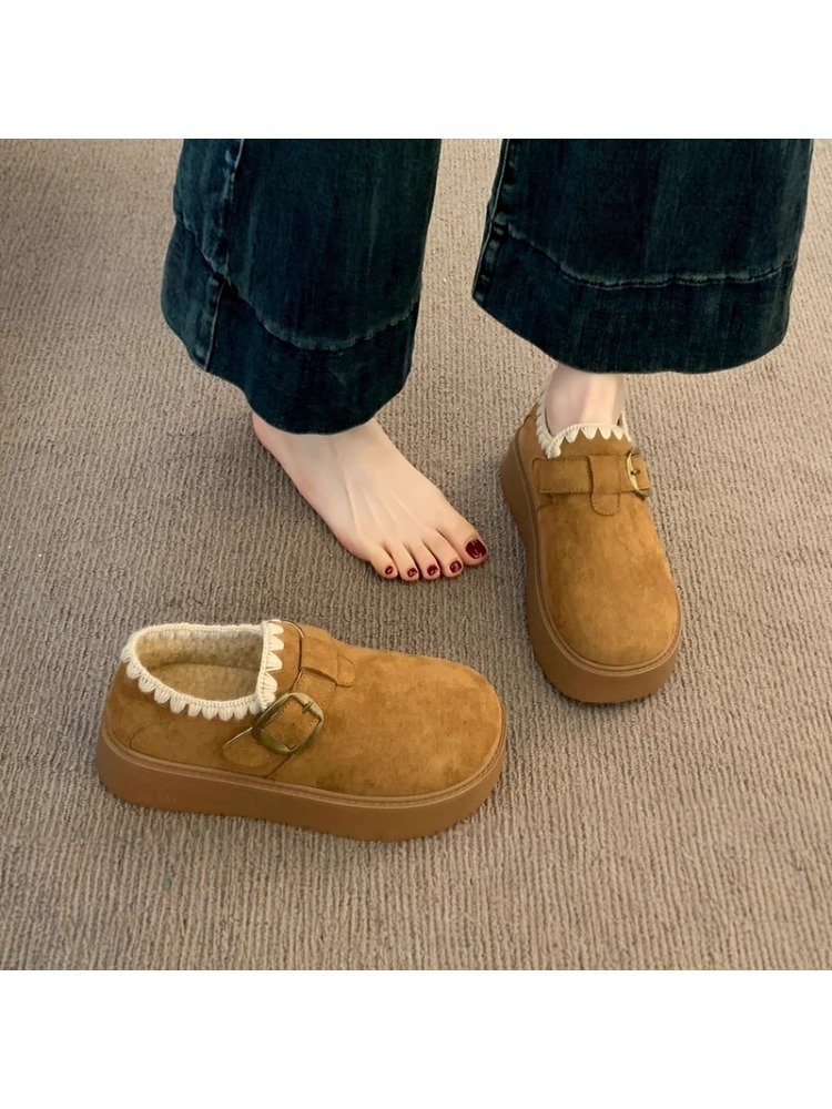 Platform fleece-lined shoes - Image 4