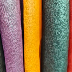 Thickened buffalo hide with vegetable tanning process for bag