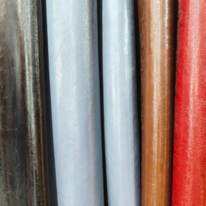 Top-grain Wrinkle mirror cowhide leather for Shoe bag materials