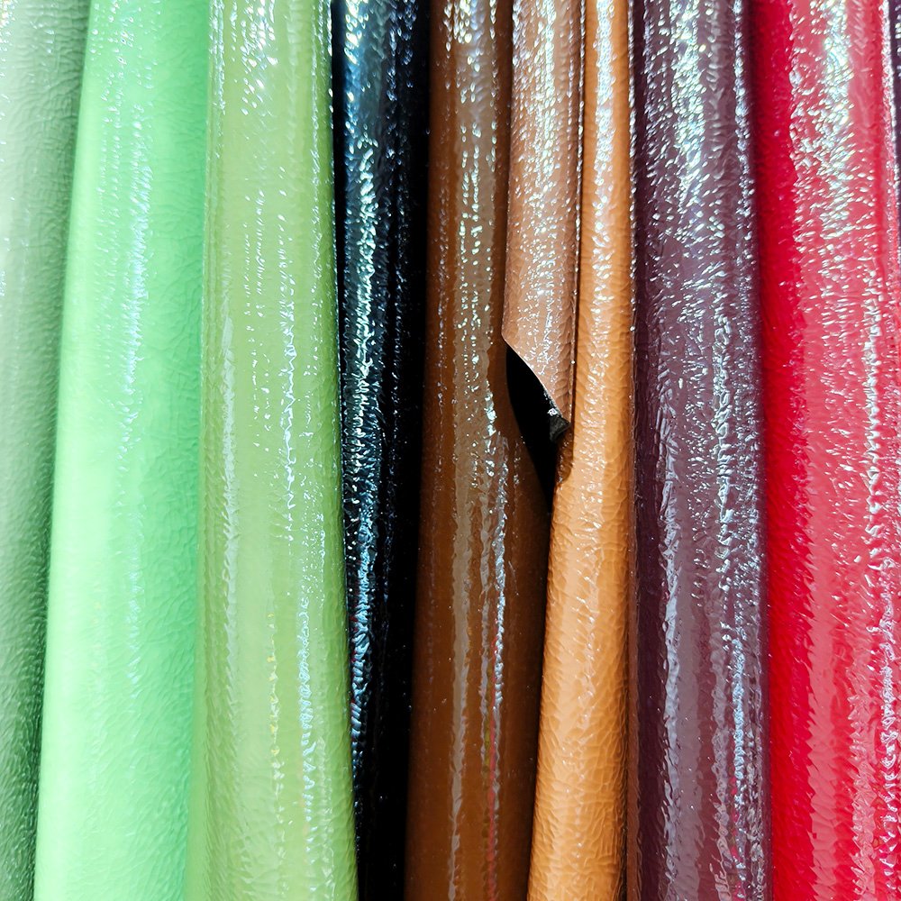 Factory direct leather Glossy wrinkled cowhide for shoes - Image 17