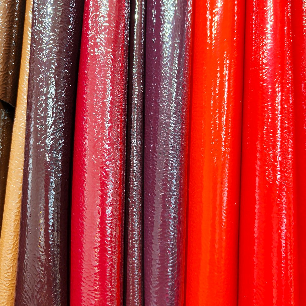 Factory direct leather Glossy wrinkled cowhide for shoes - Image 16