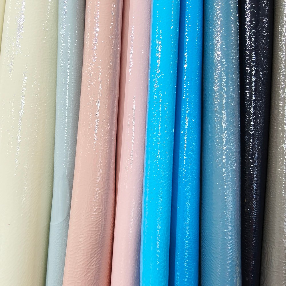 Factory direct leather Glossy wrinkled cowhide for shoes - Image 12