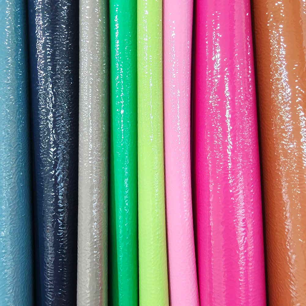 Factory direct leather Glossy wrinkled cowhide for shoes - Image 11