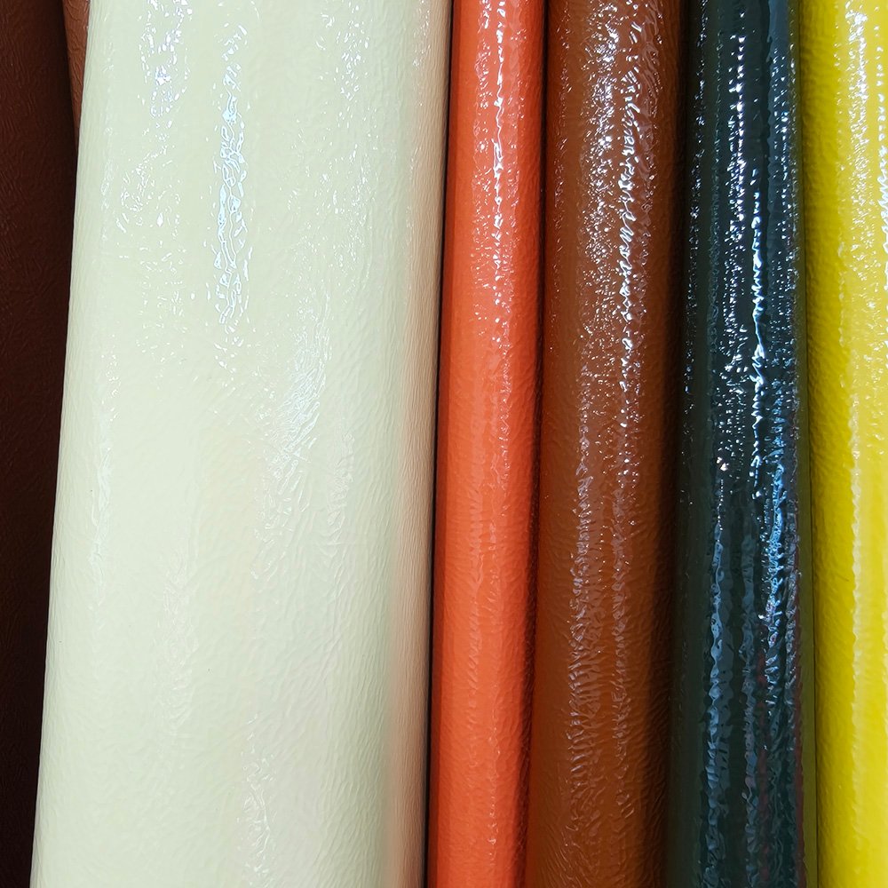 Factory direct leather Glossy wrinkled cowhide for shoes - Image 10