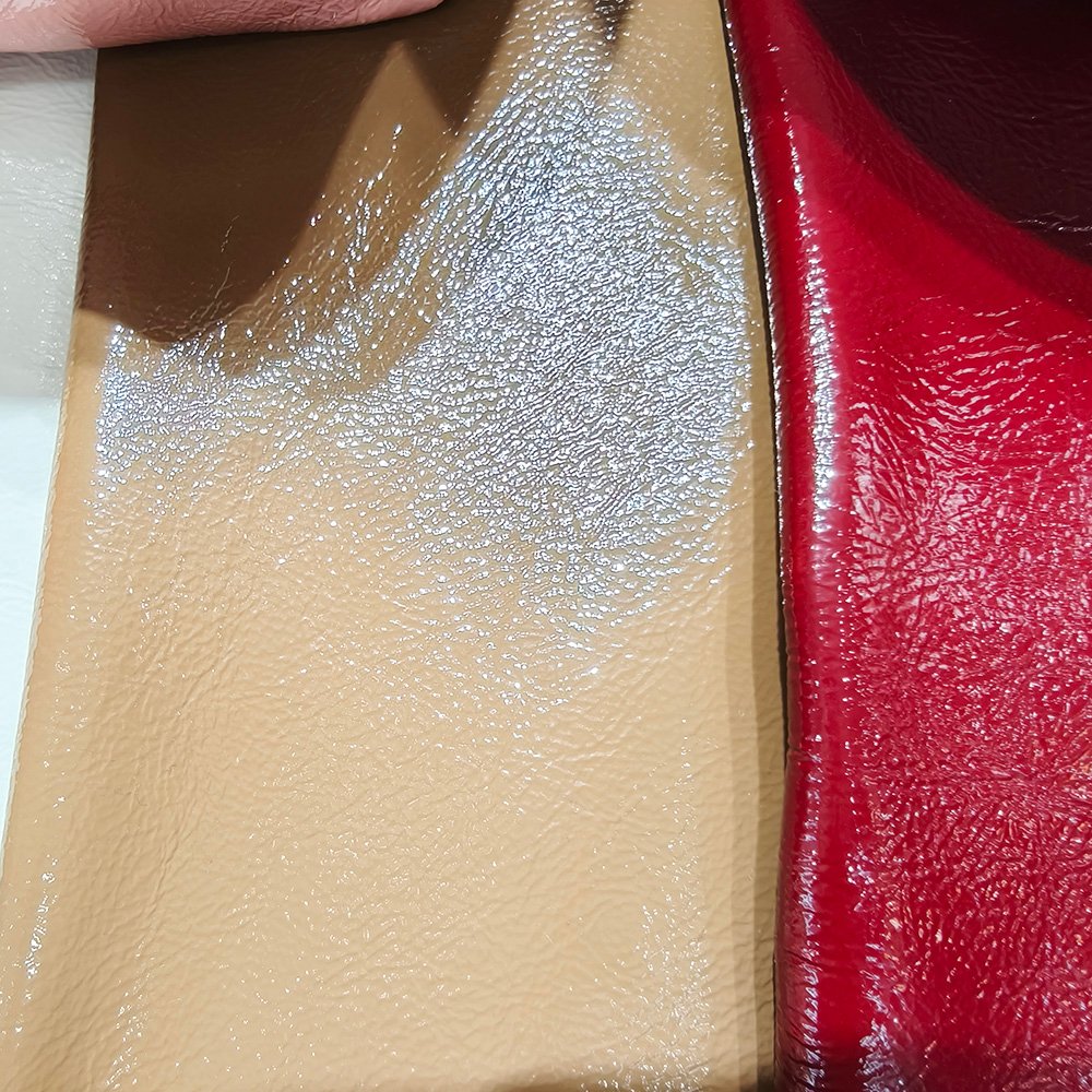 Factory direct leather Glossy wrinkled cowhide for shoes - Image 7