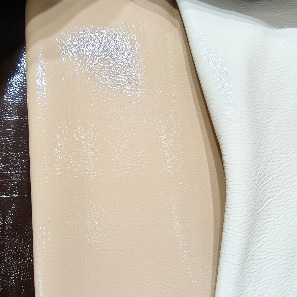 Factory direct leather Glossy wrinkled cowhide for shoes - Image 8